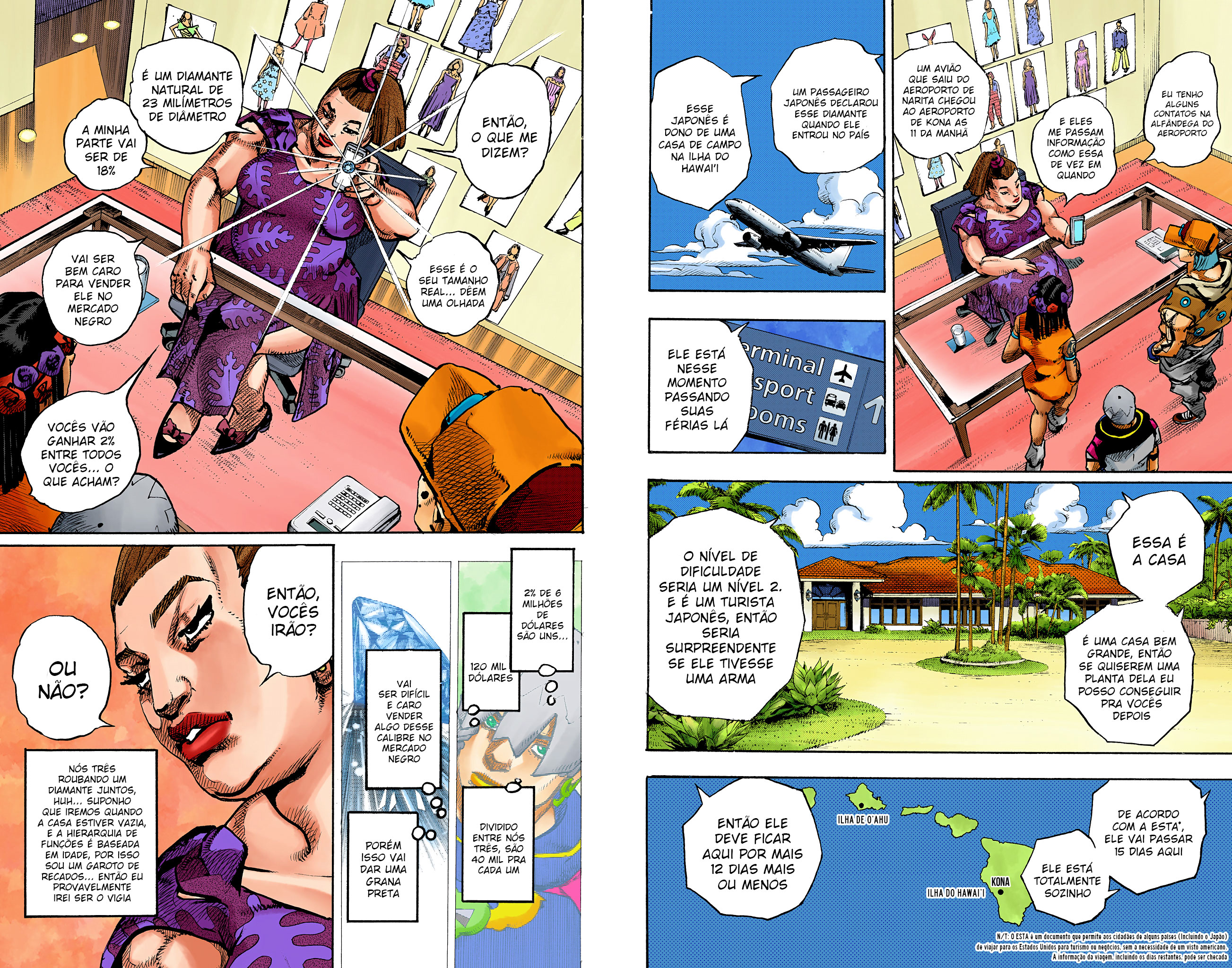 JoJo's Bizarre Adventure, Part 9: The JOJOLands (Official Colored) Partida (DEPARTURE) 第36页