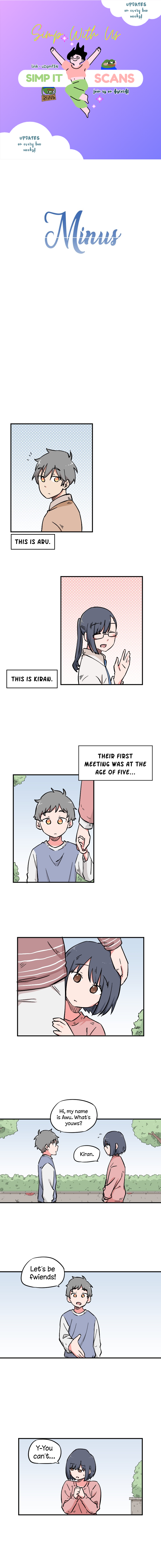 Minus A Wesponsible Man 第1页